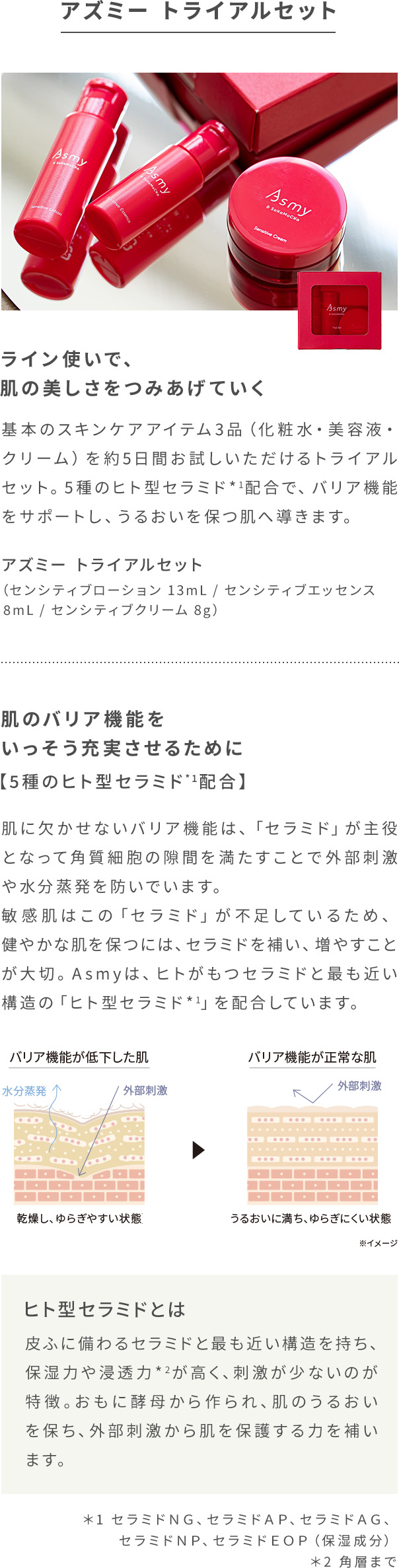 アズミートライアルセット