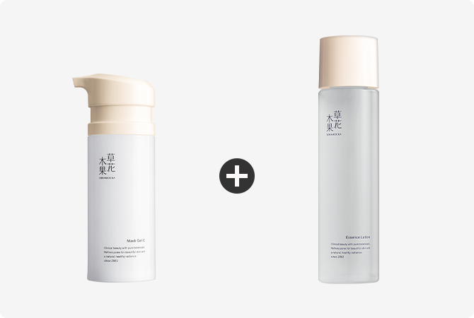 草花木果　マスクジェル（90g）草花木果 エッセンスローション（155mL）