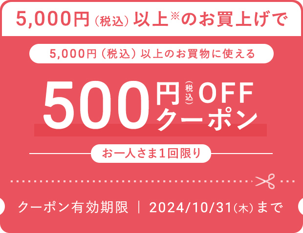 500円 OFFクーポン